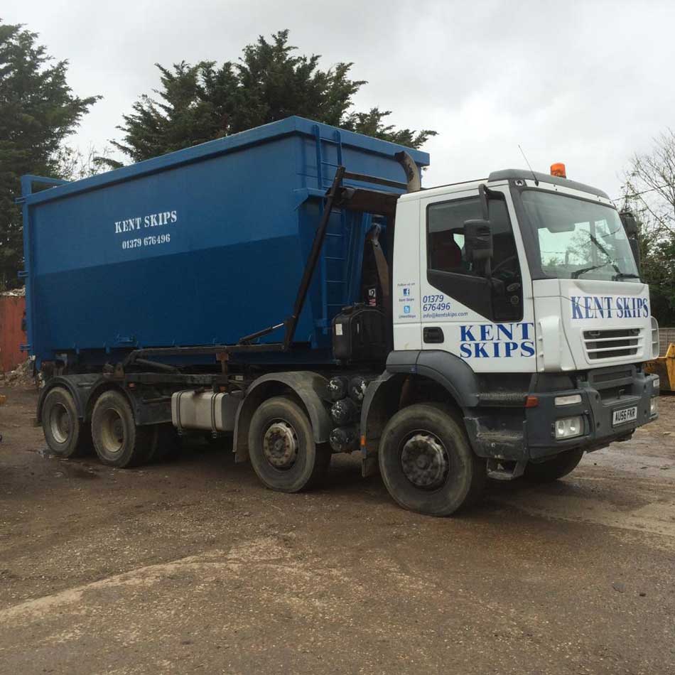 Kent Skips Dump Truck - Skip Hire Services Suffolk